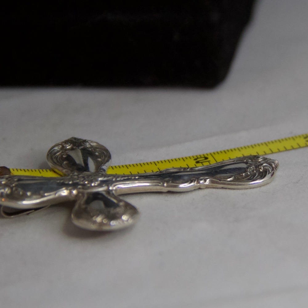 Towle‎ Sterling Silver Old Master Pattern Cross Pendant Religious Jewelry - Picture 6 of 6
